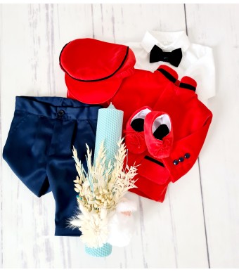 Costumas botez Red Jacket