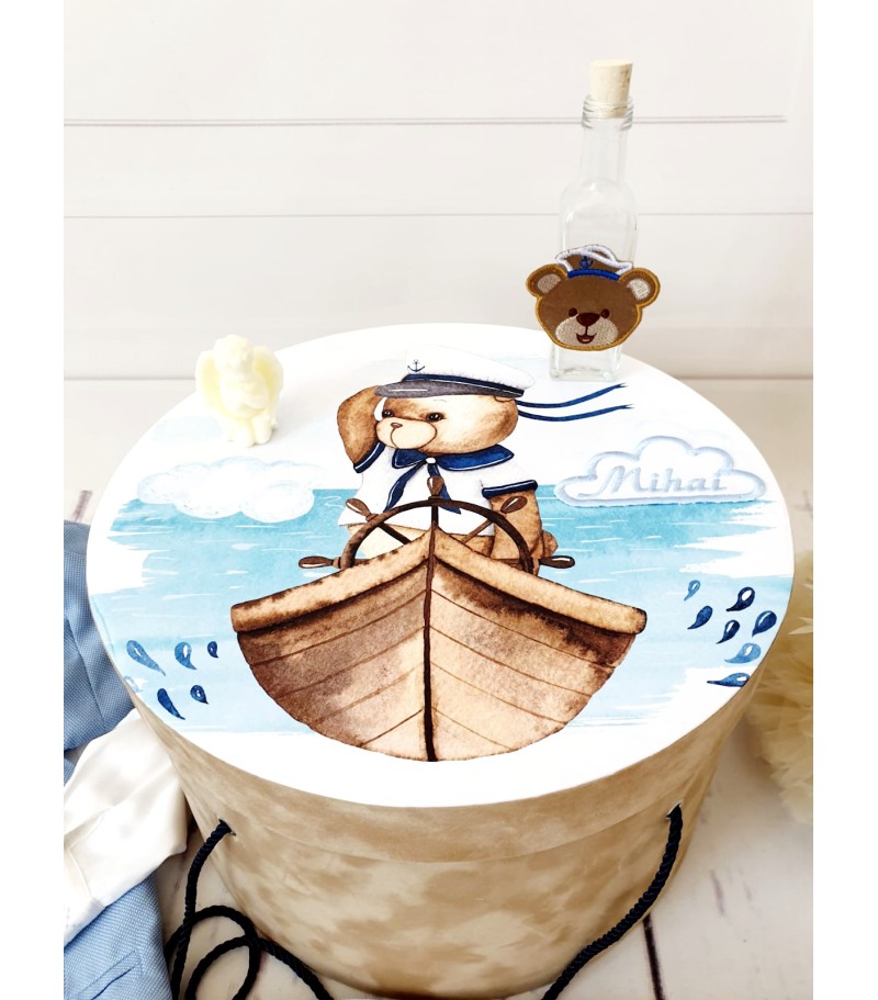 Sailing bear, trusou complet botez baieti
