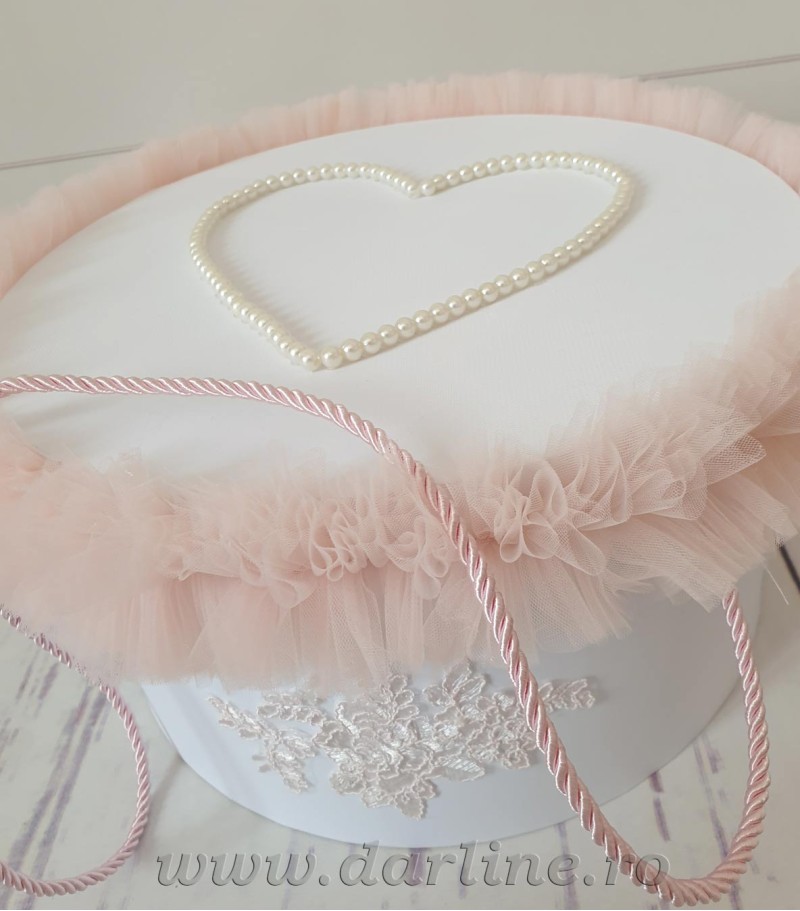 Cutie rotunda trusou Pearl Heart