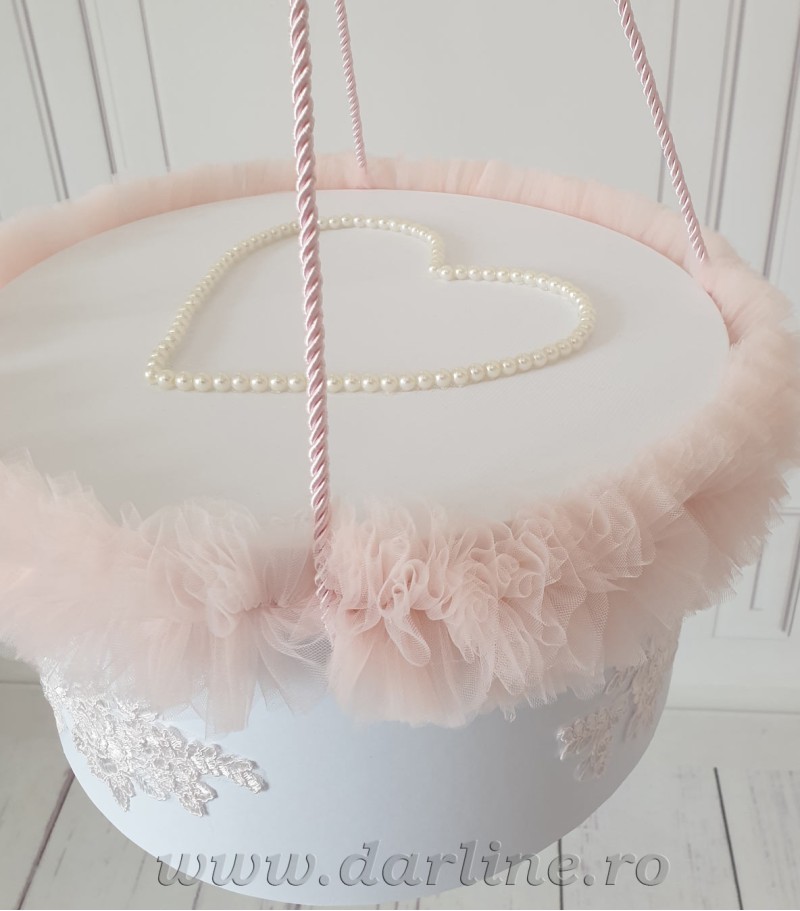 Cutie rotunda trusou Pearl Heart