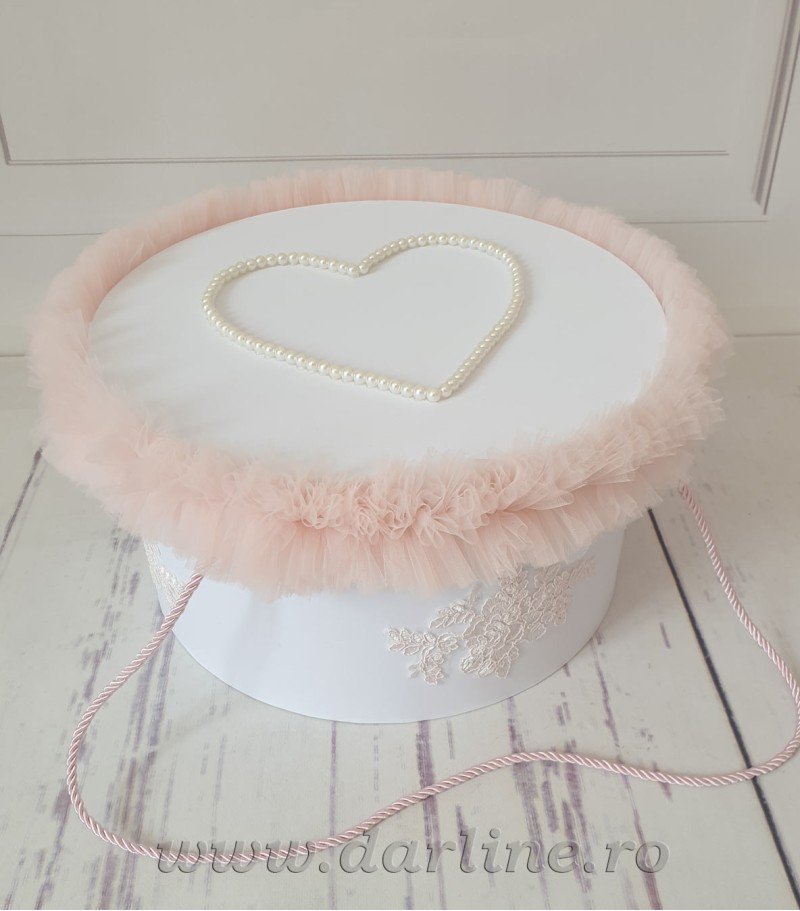 Cutie rotunda trusou Pearl Heart