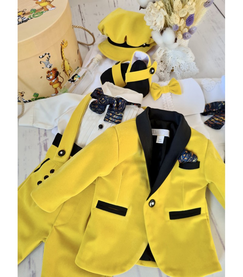Costum si trusou complet Yellow Jungle Suit