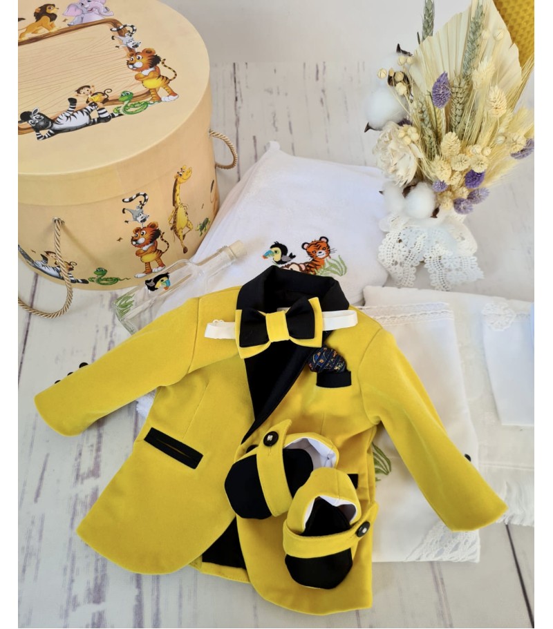 Costum si trusou complet Yellow Jungle Suit