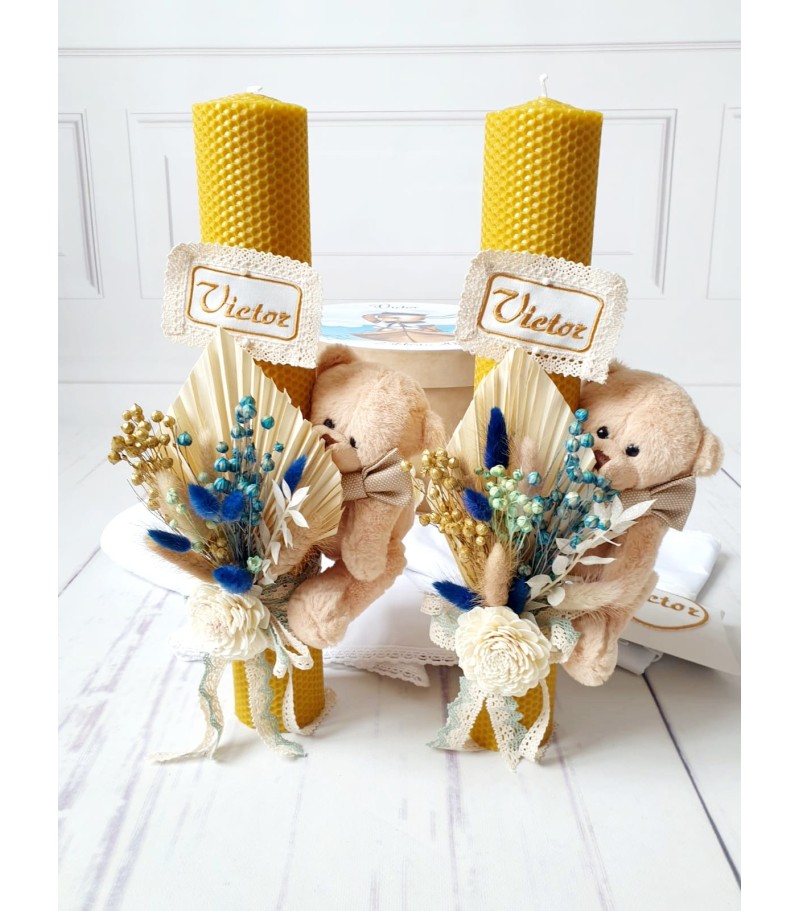 Cutie, trusou, lumanare Ursuletul Marinar 