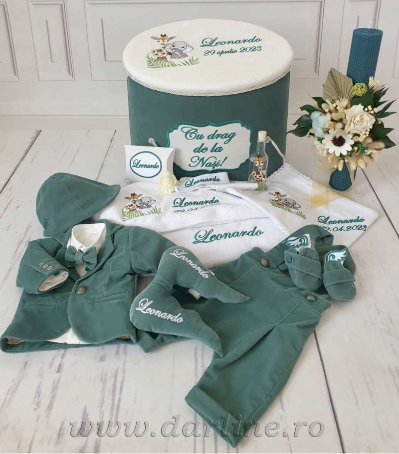Costum si trusou Safari Green