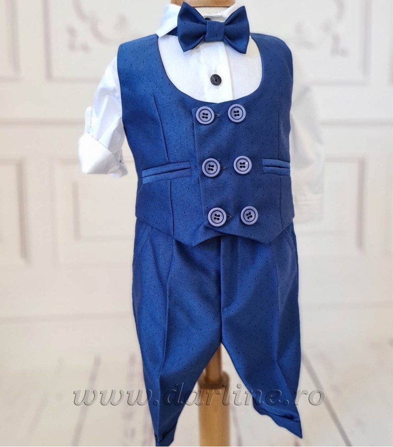 Costum botez cu vesta Massimo