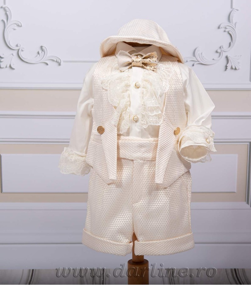 Costum cu vesta botez Piccolo