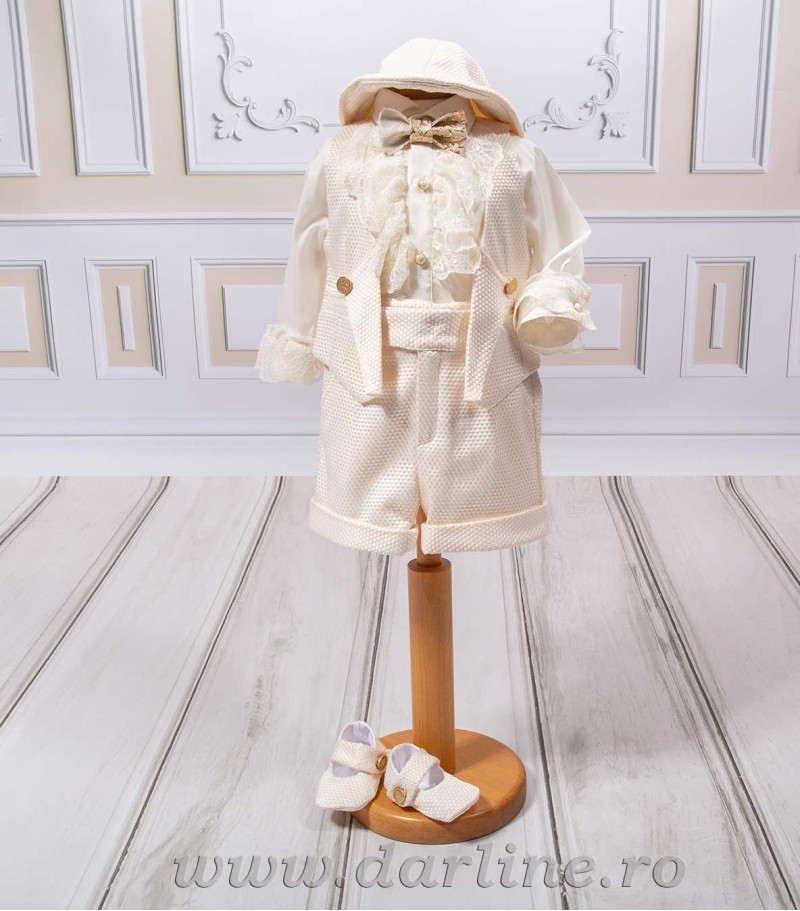 Costum cu vesta botez Piccolo