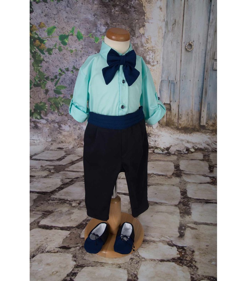 Costumas botez Mint Trace
