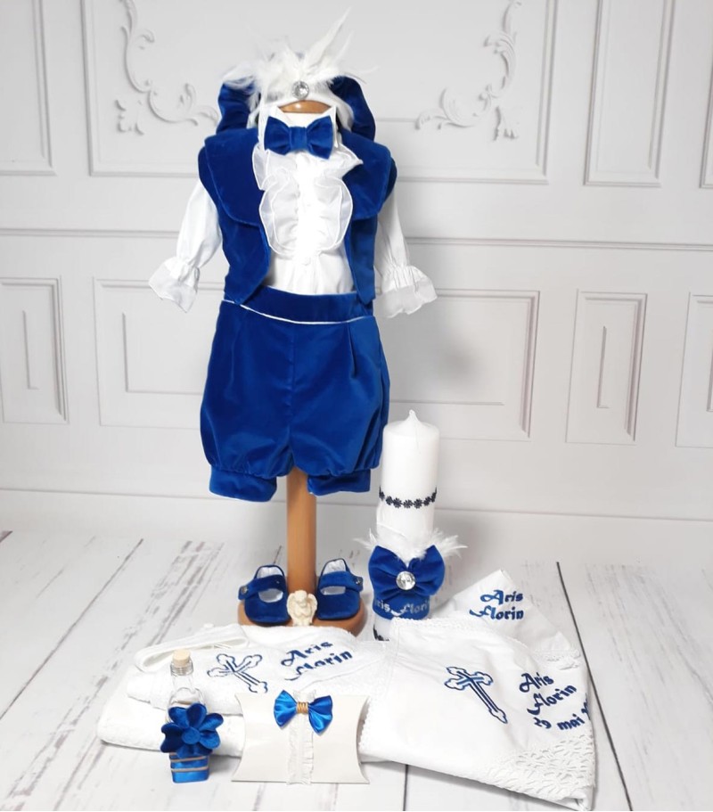 Trusou complet botez Intense Blue