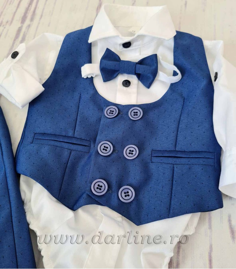 Costum botez cu vesta Massimo
