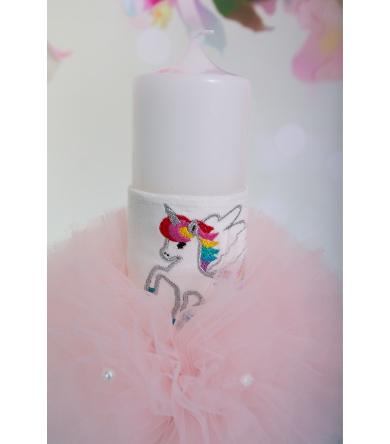 Lumanare botez Unicorn