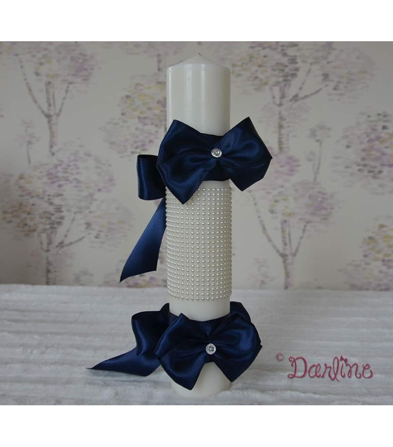 Lumanare botez Ribbon
